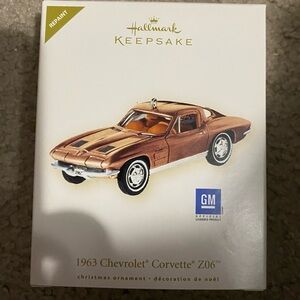 Hallmark 1963 Chevrolet Corvette Z06 Ornament Box